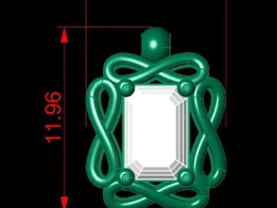 Pendant P180 3D Print Model 3D print model