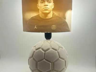 Kylian mbappe lamp E14 3D print model
