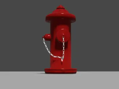 Fire Hydrant  Free low-poly 3D model
