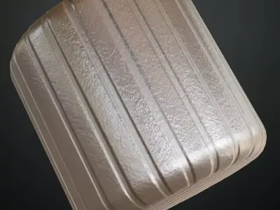 Silver Metal Tube PBR Seamless Texture