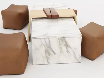 Step Coffee Table Free 3D model