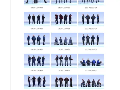 DOSCH 3D - LO-POLY PEOPLE VOL 5 3D model