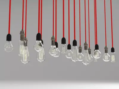 Bulbs Composition 3D model