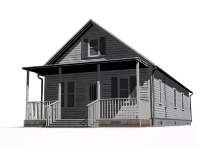 House Low-poly 3D model 27