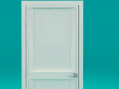 Panel Door 3D model