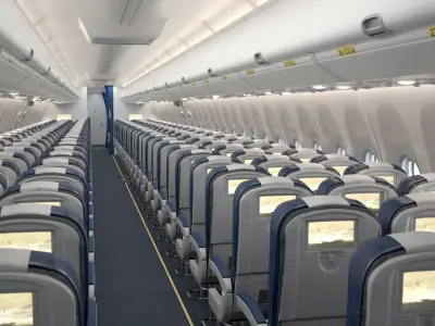  Boeing 737 Cabin 