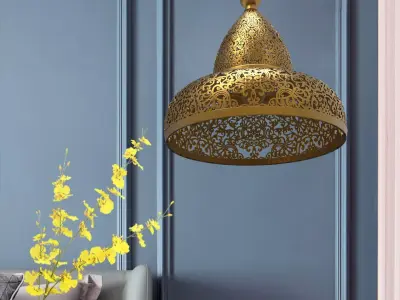 arabic Lamp shade 3D print model