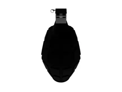 Grenade silhouette of bottle 3D model