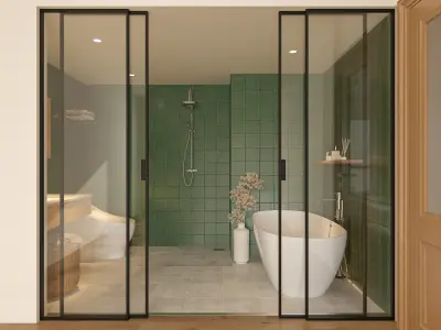 Green Bathroom 3D models 3D model