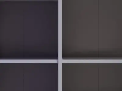 Ikea Pax Wardrobe Low-poly 3D model