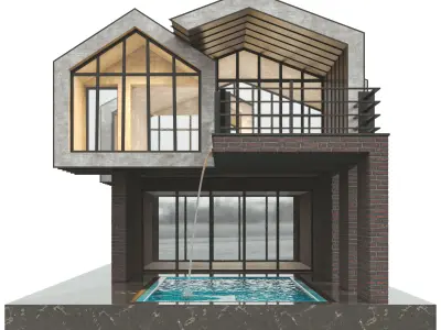 Modern Duplex Villa vol01 3D model