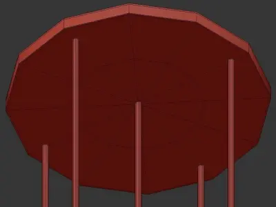 CONTEMPORARY DECO CHANDELIER 3D model