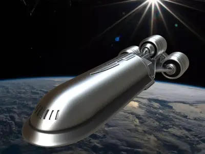 Star wars CSS-1 Corellian Star Shuttle 3D print model