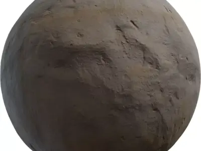 Rough Muddy Ground PBR Texture Texture