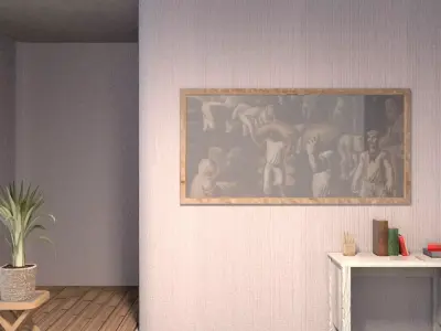 laos Video 3D Backgorund 3D model