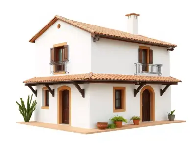 Mediterranean Villa model pack Low-poly 3D model