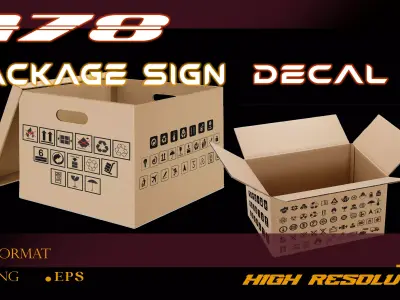 package sign decal Texture