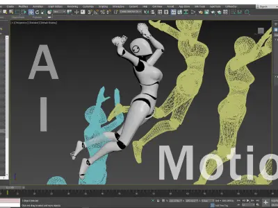 Deepmotion Ai 3D Motion Capture per Tutti Low-poly 3D model