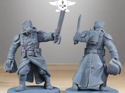 GrimGuard Acolytes 3D print model