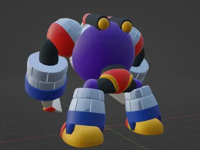 Frostman - Megaman 8 3D model