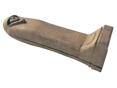 Pharaoh coffin Low-poly 3D model
