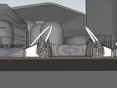 Entrance Gate 3D model buy