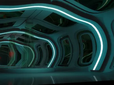 Sci Fi Room 3D model