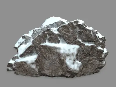 Rock  Gate  Low-poly 3D model