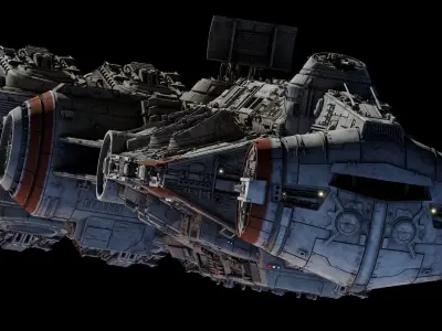 Corvette CR 96  - Star Wars 3D model