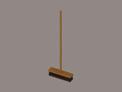 Outdoor Broom 3D model