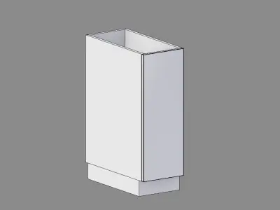 Kitchen Base Cabinet 30 cm Low-poly 3D model