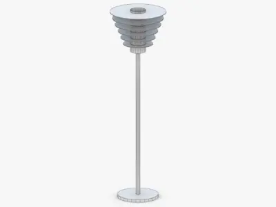 1420 - Floor Lamp Low-poly 3D model