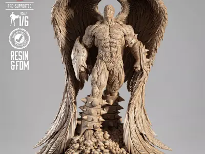 B3DSERK Angel Spawn Sculpture 3D print model