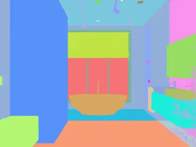 German modern bathroom 1 3D model