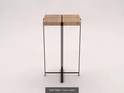 SIDE TABLE---Collection Bx10 3D Model Pack