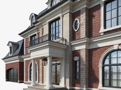 Classic house 2 3D model