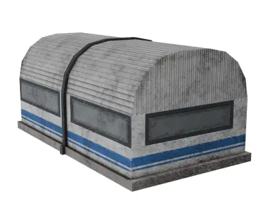 Warehouse 6 Low-poly 3D model purchase