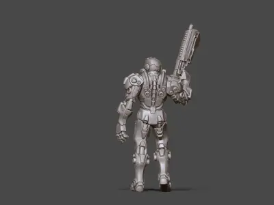 Space ranger - 35mm scale 3D print model