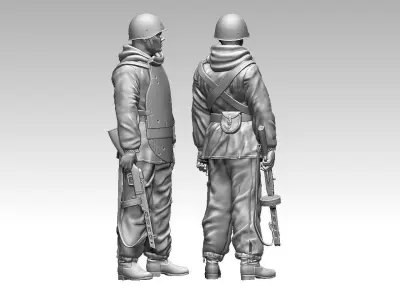 RUSSIAN SOLDIER 3D print model