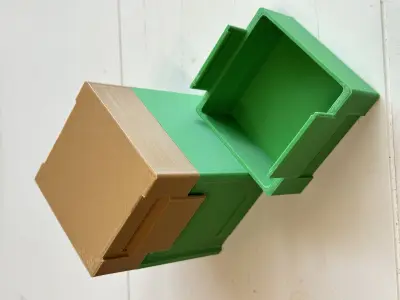 TCG CCG DECK AND DICE STORAGE BOX Free 3D print model