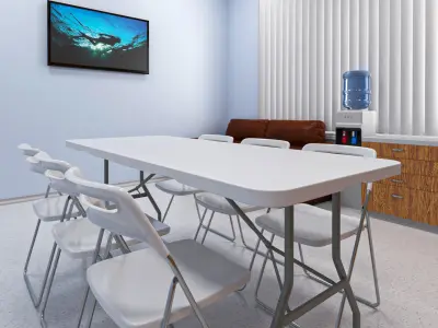  Office Break Room Interior 
