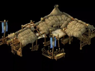 Station - Inn 03 3D model