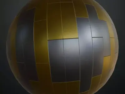 Powered Metal Design PBR Seamless Texture get