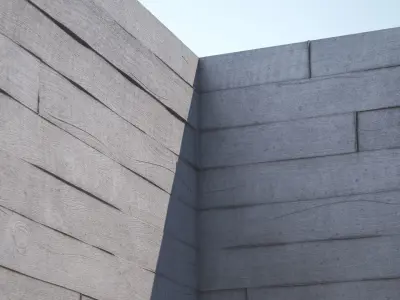 Board formed concrete wall texture large surface Texture