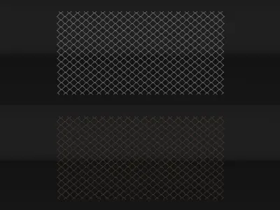 Fence Pack Low-poly 3D model