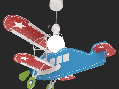 BABY PILOTO AZUL LAMP LEROYMERLIN  3D model