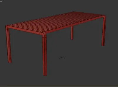 GARDEN TABLE VONDEL 3D model