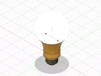 LED Light Bulb 3D print model