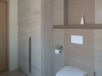 Wonderful shower  room 3D model