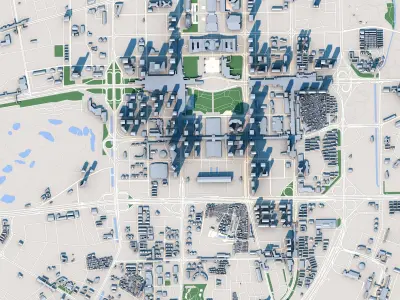 Ping An Finance Centre Shenzhen China 3D model